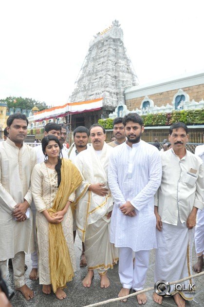 Lie-Movie-Team-At-Tirumala